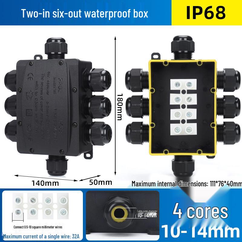 IP68 Waterproof Outdoor Junction Box with Terminals for Street Lights