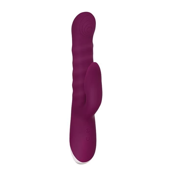Vibromasseur - Amour évolué - Poussée noire - 2 moteurs puissants - 10 vitesses - Zone clitoridienne