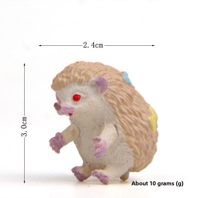 Hedgehog Resin Figurine Miniature Garden Decor For Birthday Gift And Home Office