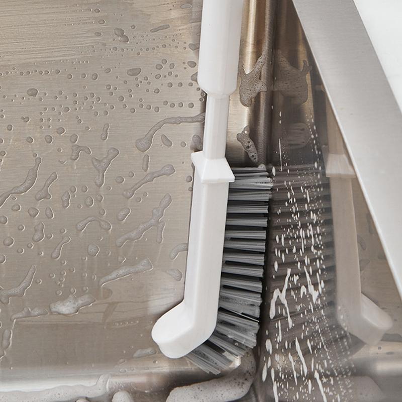 Sink Brush Cleaning Cup Brush with Retractable Long Handle Wall Hanging Crevice Sink Cleaning Scrub Brush Cleaning Accessories