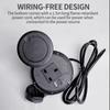 Desktop Socket Multifunctional UK Socket with USB Type-C Recessed Desktop Plug Round Socket