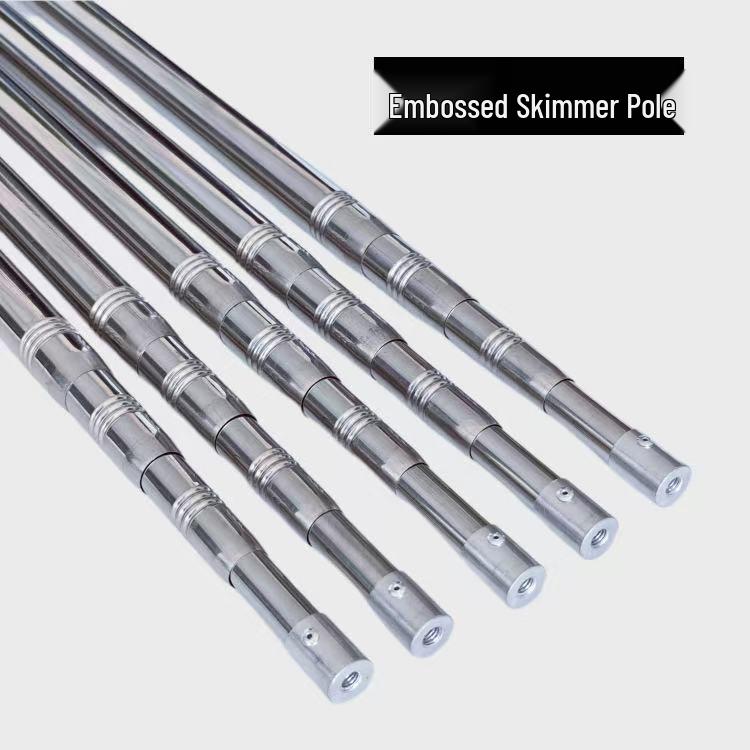Multi-functional Telescopic Stainless Steel Pole: Landing Net, Scythe Handle, Adjustable Fruit Picker