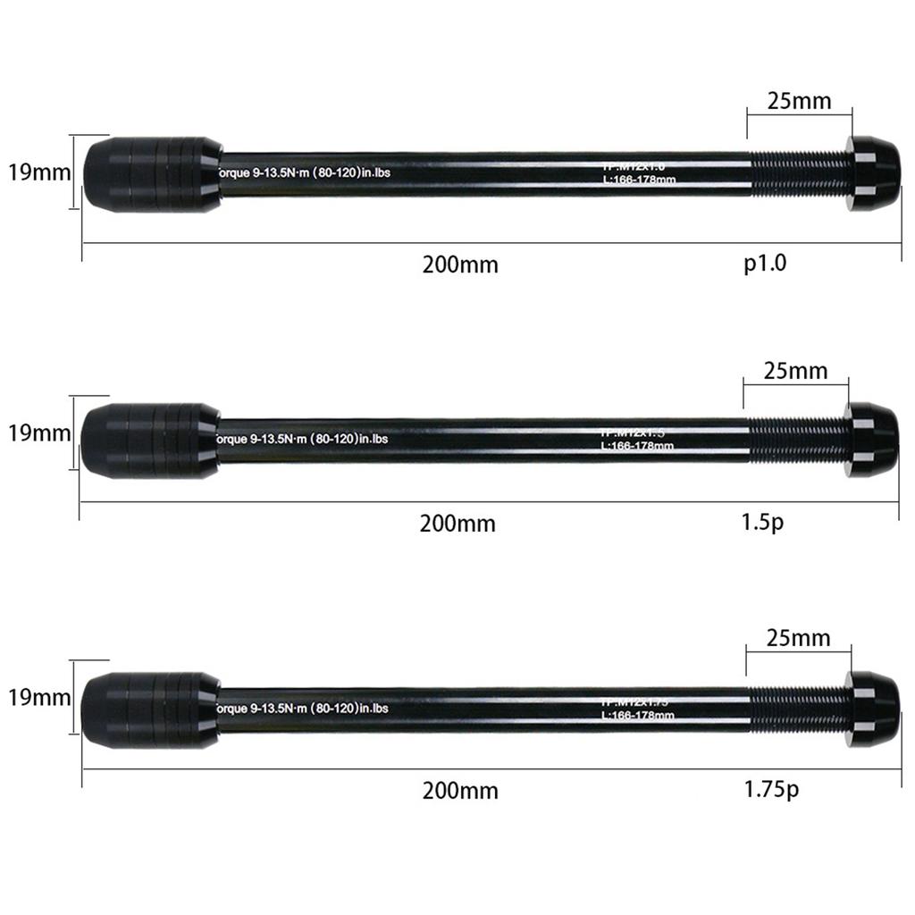 Indoor Cycling Bike Trainer Thru Axle Skewer Adjustable P1 0 P1 5 P1 75