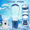 3 Gear Portable Neck Fan Mini Fan Personal Cooling Hands Free USB Rechargeable Bladeless Lazy Hanging Fan