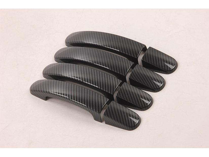 Huse Mânere Uși Fibră de Carbon Negru 2017 Transit