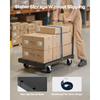 SucceBuy Drywall Cart Dolly 1800 lbs Load Capacity 2-in-1 Steel Panel with Casters Platform Truck with Handrails for Factory