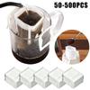 50-500 PCS Fast Flow Coffee Filter Paper Bags Disposable Hanging Ear Handle Espresso Tea Brewing Accessories