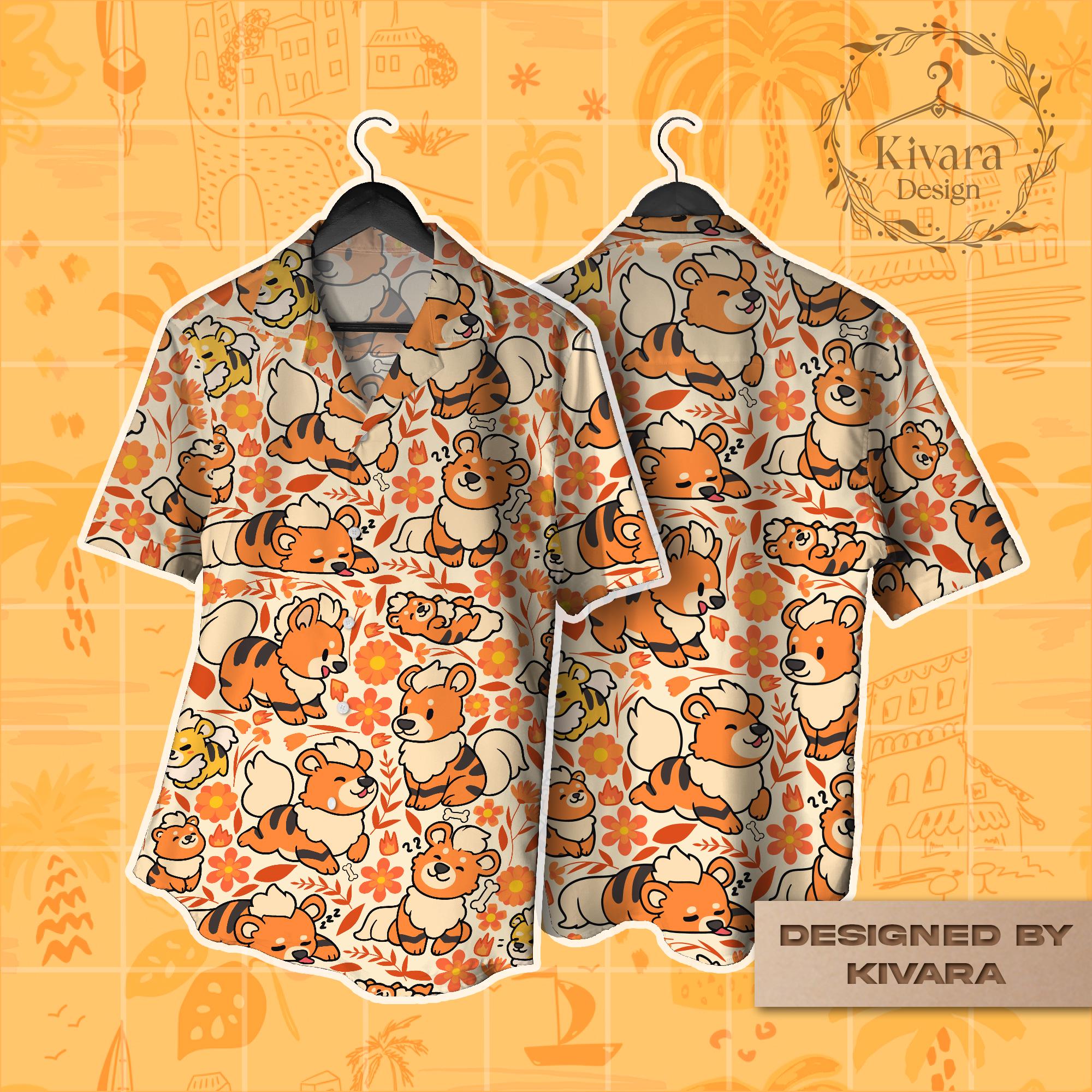 Hawaiian Shirt Anime graphic T-shirt S