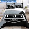 3PCS Los Angeles ice hockey  Bedding Set,Including 1pc Duvet Cover And 2pcs Pillowcases Perfect for Bedroom, Dormitory, Fan Christmas gift