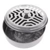 Portable Stainless Steel Mosquito Coil Box Outdoor Anti-mosquito Coil Seat with Lid Mosquito Coil Box