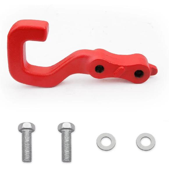 Red Rear Tow Hook Right Side or Left Side for Jeep Gladiator JT 3.0L 3.6L 2020-2024 Replace 68334733AA 68334733AB 70304021TA