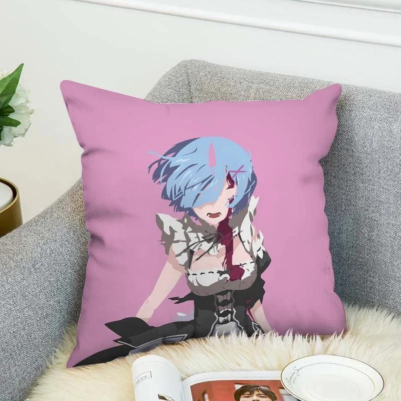 Pillowcases for Pillows Anime Pillow Cover 40x40 Pilow Cases Decorative Cushion Covers Pillowcase Cushions Home Decor Sofa