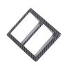 LHD Carbon Fiber ABS Headlight Adjustment Switch Trim For Toyota Hilux 2016-
