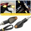 2KS Univerzálne 12V Blikajúce Smerovky Motocyklové LED Svetlá Zadný Blinker Indikátor Koncové Svetlo Pre Cafe Racer Honda BMW Yamaha
