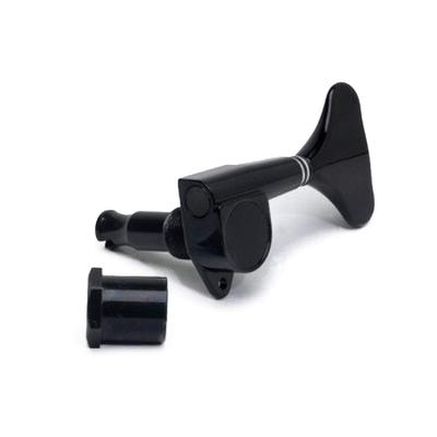 ALLPARTS Thread Winding Machine Head for Electric Bass Side 1 Black (L Piece) TK-0794-003 []