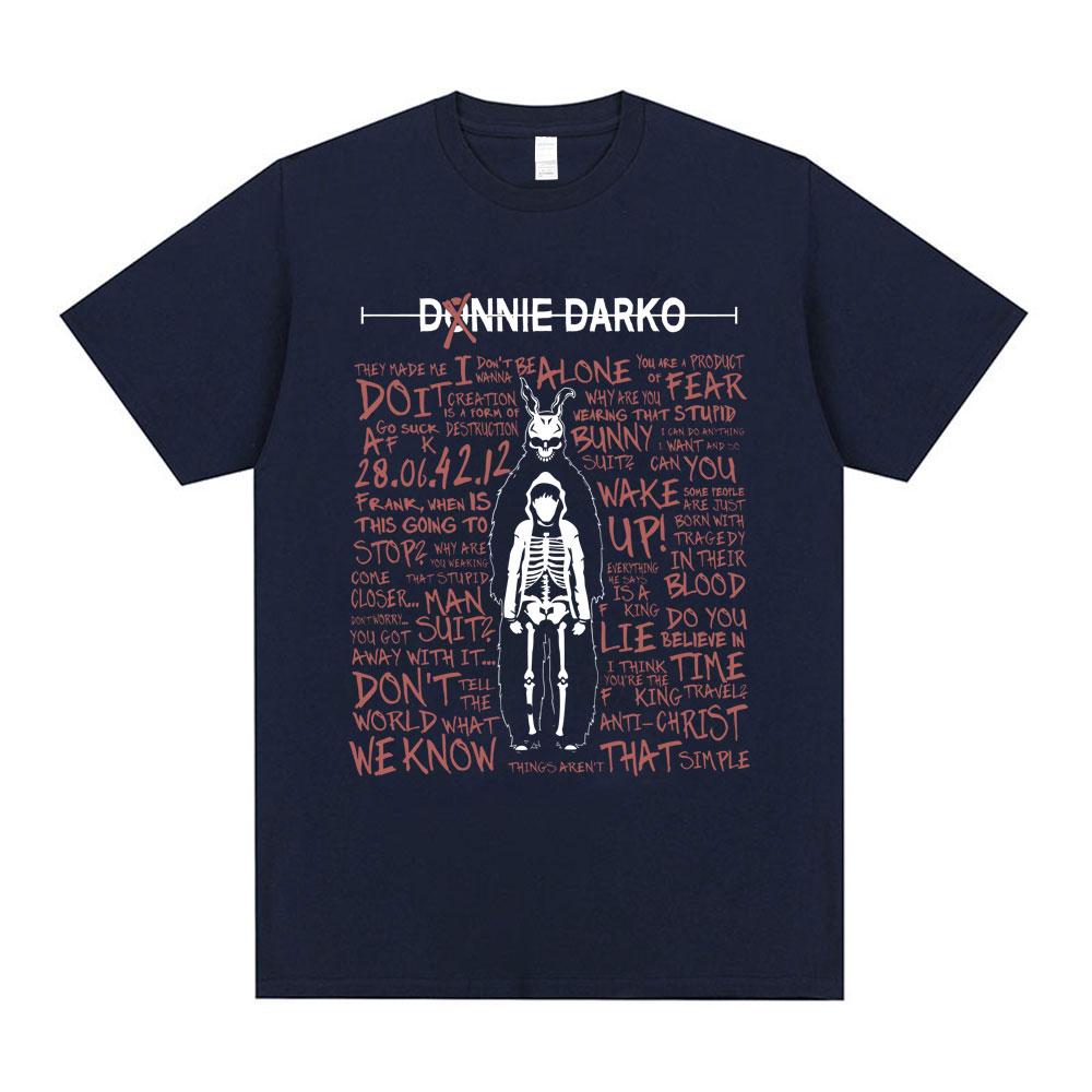 

2026 Movie Donnie Darko Graphic T Shirt Men Women Casual Cotton Tshirt Man Gothic Rock Classic Vintage Short Sleeve Tshirt 4XL