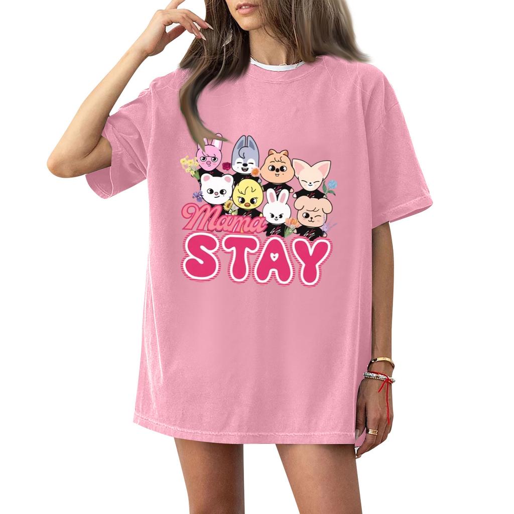 Womens T Shirts Short Sleeve Shirts Solid Color Pullover Summer Spring Tops Blouses