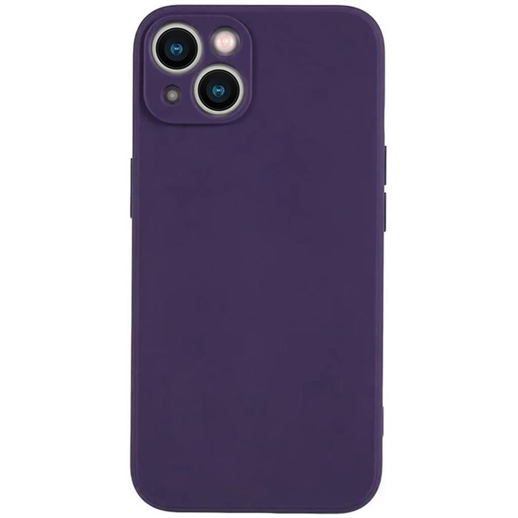 KALEBOL KLB-TPU003 For iPhone 14 Case Anti-Scratch Solid Color TPU Phone Cover