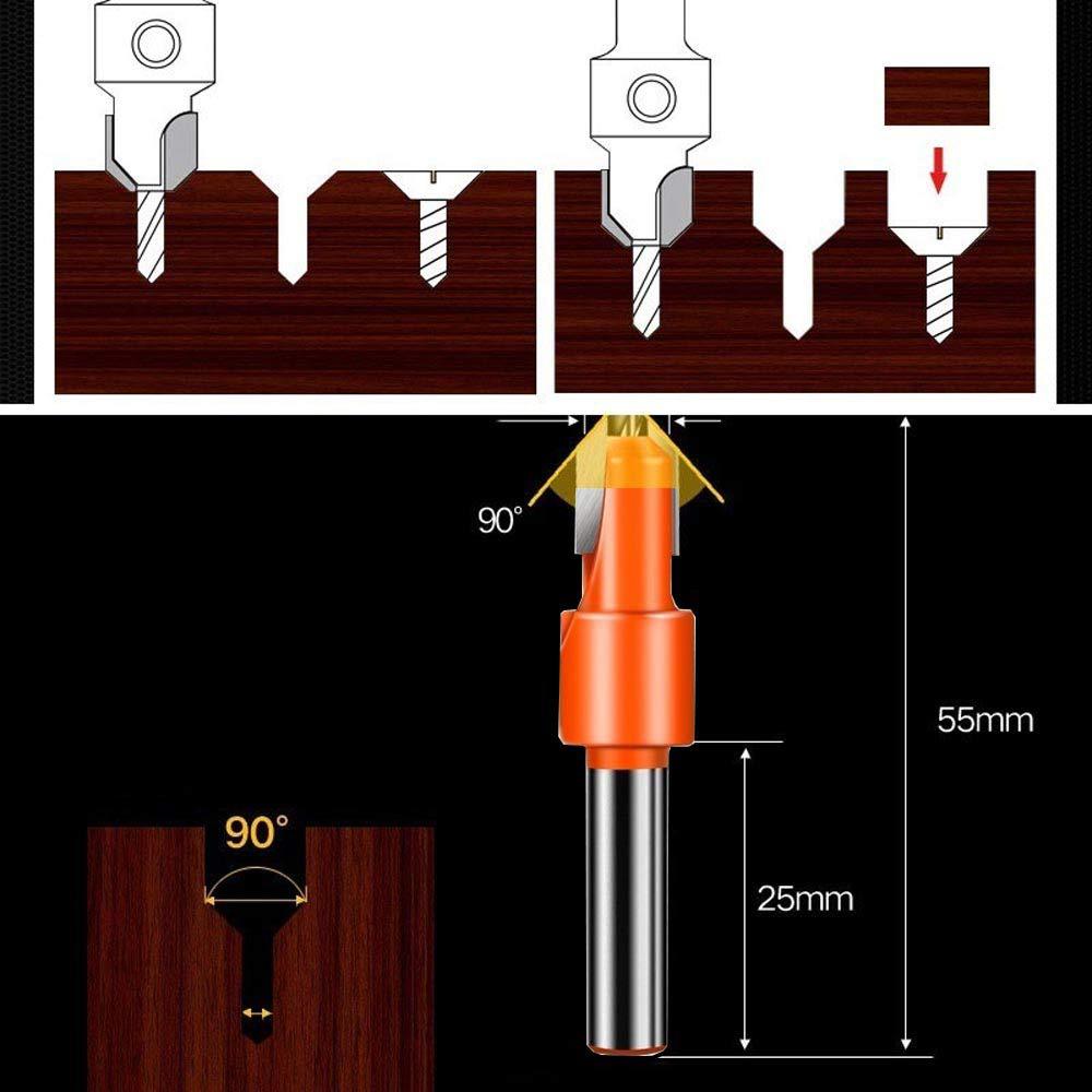 Countersink Drill Bit Self Tapping Screw Taper Hard Alloy Woodworking Electric Drill Acc