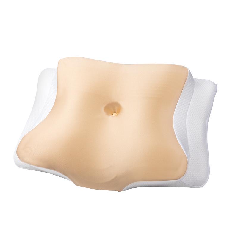 Butterfly-Shaped Memory Foam Neck Pillow: Ergonomic Zoned Support for Supine and Side Sleep Positions