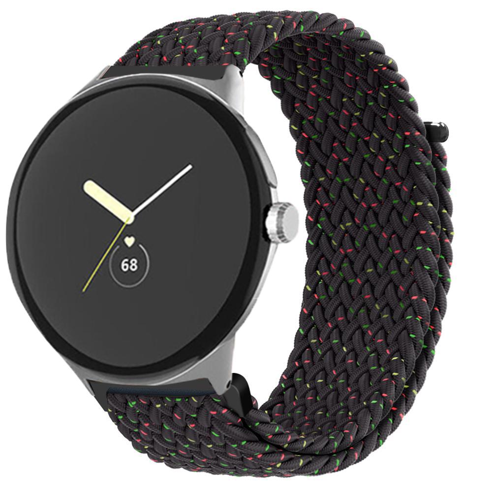 Nylon Strap for Google Pixel Watch/Pixel Watch 2 Elastic Adjustable Band Wrist Bracelet Wristband Replacement Accessories for Pixel Watch