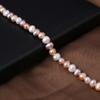 1String, White Natural Freshwater Pearls, Handmade Rice Pearl Beads, 3-4 Mm, for DIY Necklace Accessories, Jewelry Making, Women Gift, 36 Cm