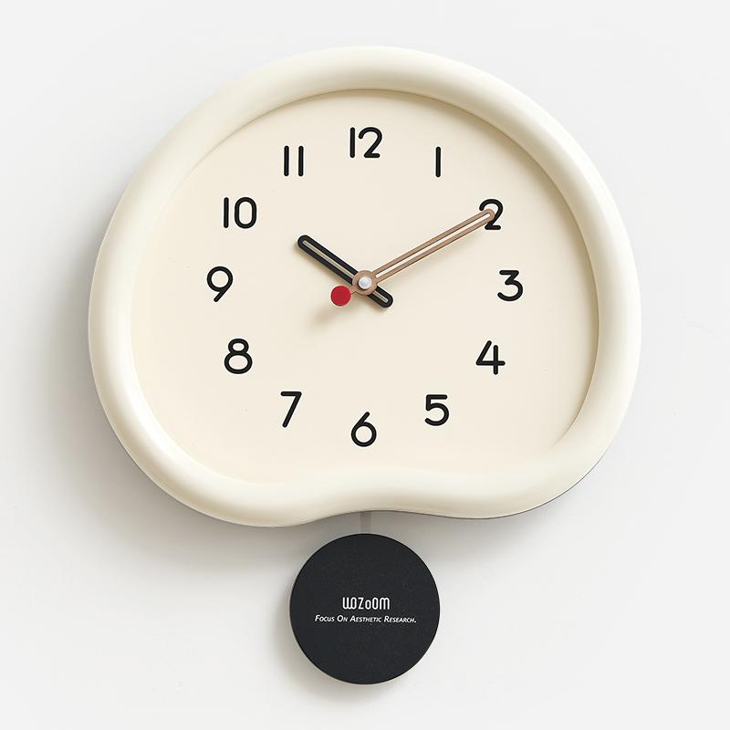 Aesthetic Wall Clocks Pendulum Clock Living Room Large Quartz Hanging Watch Household Modern Luxury Elegant Watches Decoration