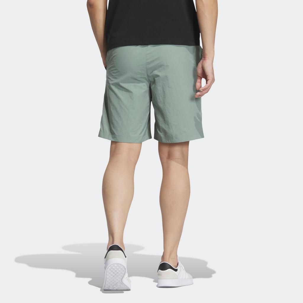 Adidas Neo SS23 City Escape Shorts With Large Pockets And Drawstring Men Shorts Silver Green IA6860