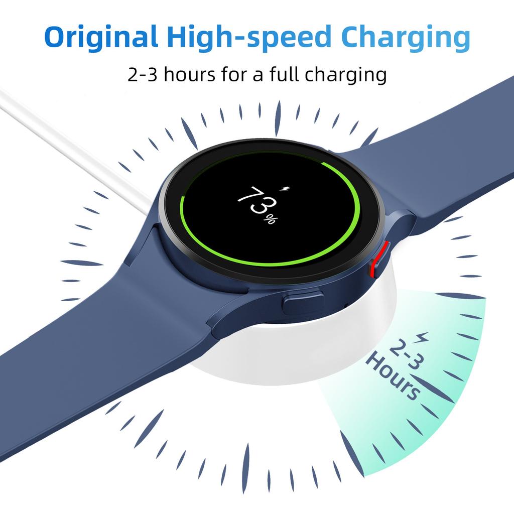 Wireless Charger For Samsung Galaxy Watch 7 6 5 4 3 / Active 2 1Type-C Fast Charging Dock