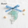 Artisanal Coastal Style Gifts Handmade Sea Glass Ocean Ornaments, 2D Wire Wrapped Christmas Tree Decoration, Story Collection Decor Turtle Octopus