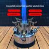 High-Capacity Portable Pressurized Alcohol Stove for Outdoor Use