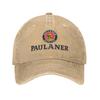 Șapcă Paulaner Munchen din Denim Șepci de Baseball Casual Pălărie Reglabilă Vară Unisex Șepci de Baseball