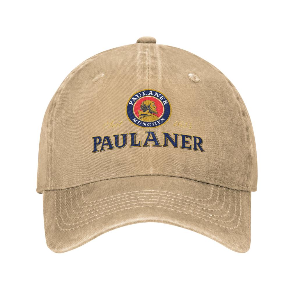 Șapcă Paulaner Munchen din Denim Șepci de Baseball Casual Pălărie Reglabilă Vară Unisex Șepci de Baseball