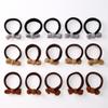 Nago Korean-Style Girls' Bow Hair Tie - Simple, Durable, High-Elastic Double Ponytail Holder