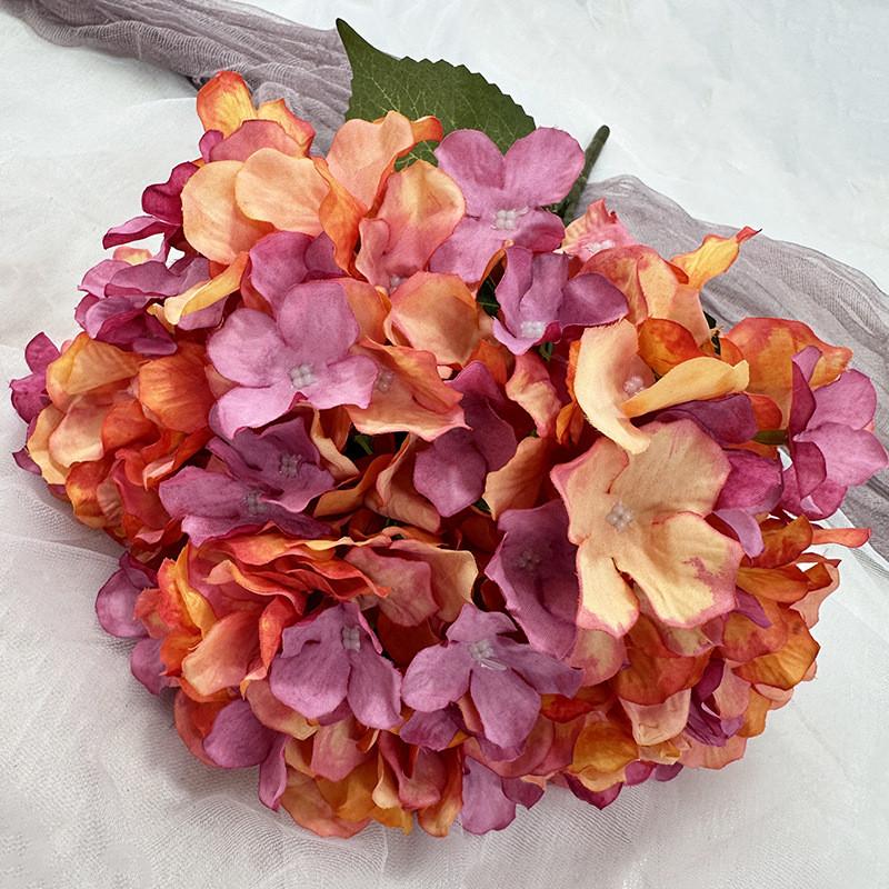 Hydrangea Artificial Flower Wedding Hotel Decoration Scene Ornaments Supplies