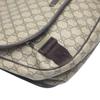 GUCCI GG plus GG Supreme Shoulder Bag GG Supreme Canvas Brown 201732 002122 Used