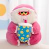 10 Styles Cartoon Fluffy Gorilla Plush Toy Pink Monkey Soft Stuffed  Animal Doll Backpack Car Bag Room Decor Kid Creative Gifts