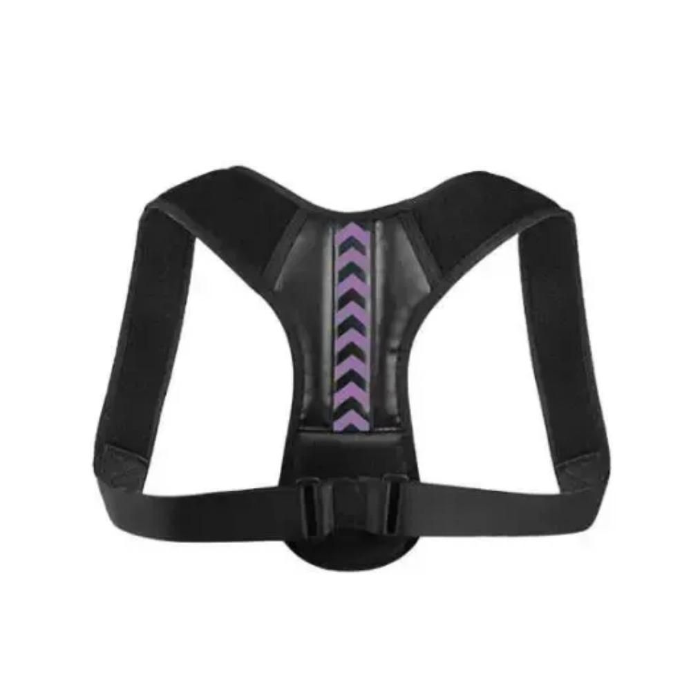 

Posture Corrector Unisex Adjustable Back Clavicle Support Back Brace for Neck Back Shoulder Reshape Body XL фиолетовый