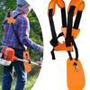 Double Shoulder Strap Lawn Mower Harness Strap Comfort Labor Saving Strimmer Padded Belt for Brush Cutter Trimmer Garden Pruner