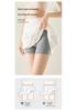 Plus Size Mid-Waist Pure Cotton Women's Safety Underwear: Hip-Hugging, Anti-Chafing Boxer Briefs