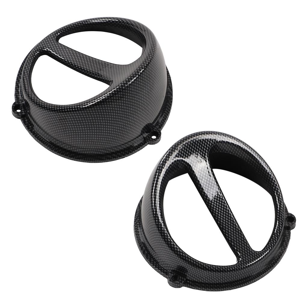 Motorcycle Engine Cooling Fan Cover Carbon Fiber Style Replacement for GY6 125cc 150cc 152QMI 157QMJ