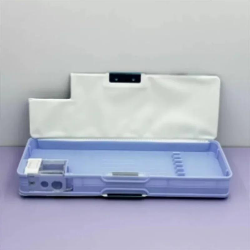 Disney Stitch Pencil Case, Large-capacity Creative Pencil Case, PVC Material, Fashionable Anime Style