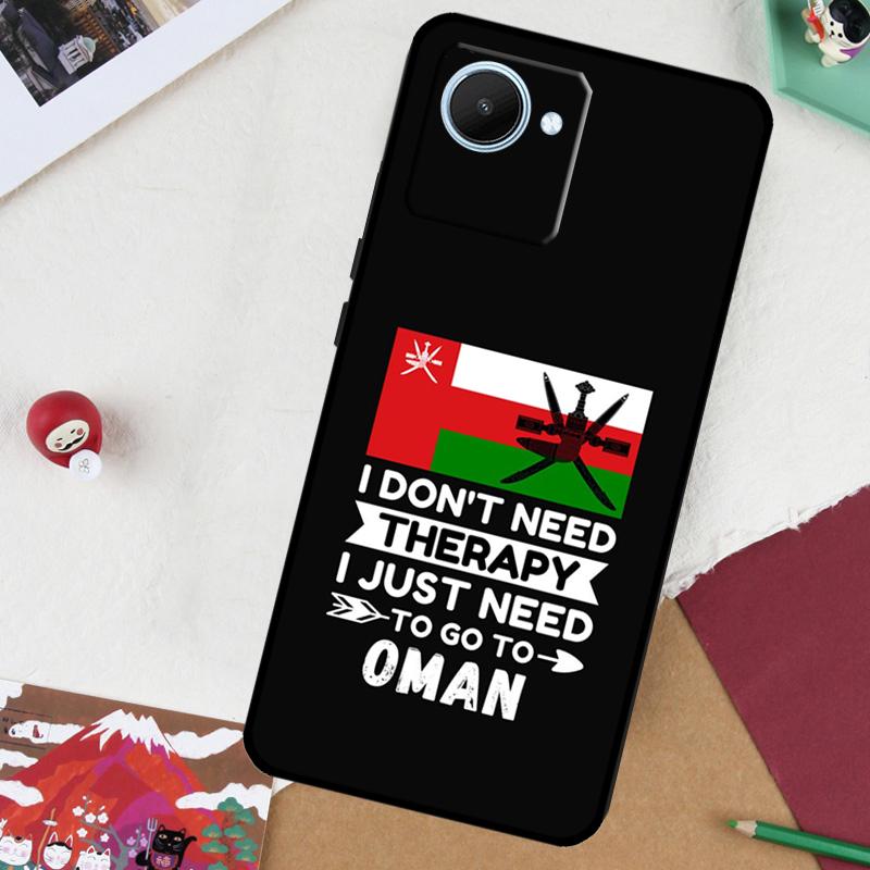 Omanisches Wappen Oman Flagge Reisepass Für Realme GT7 Pro GT 6T 5 6 C67 C75 C61 C55 C53 C51 C21Y C25S 10 11 12 13 14 Pro Plus Hülle