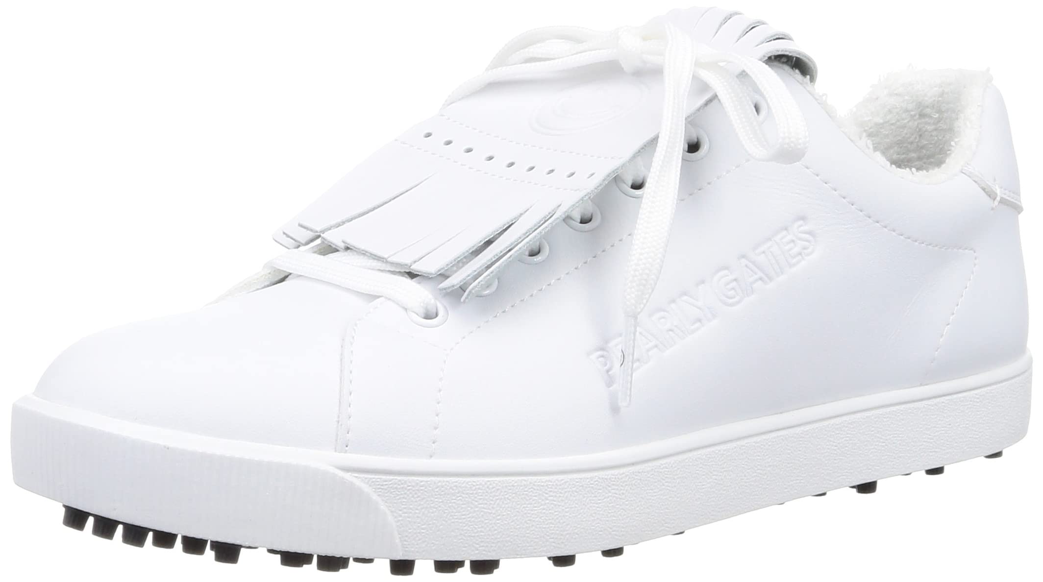 

Golf Shoes Quilted Tan Low Cut MENS [PEARLY GATES] Men s / 053-3192301 030_White 25.5