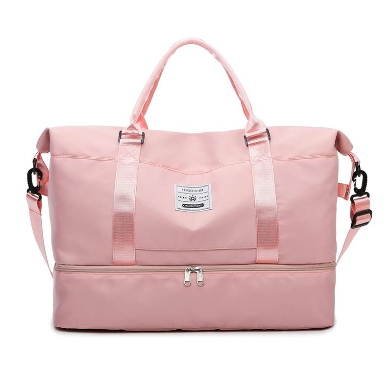 Large Capacity Travel Bag Luggage Storage Bag New Wet and Dry Separation Sports Tote Bag Yoga Gym Bag