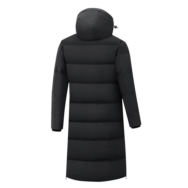 National Standard Long Down Jacket - Unisex Winter Training Coat for Students & Fans