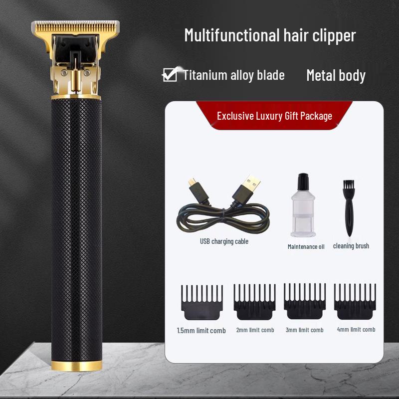 Electric Hair Clipper & Trimmer: Men s Self-Service Shaver and Barber Tool for Home Use