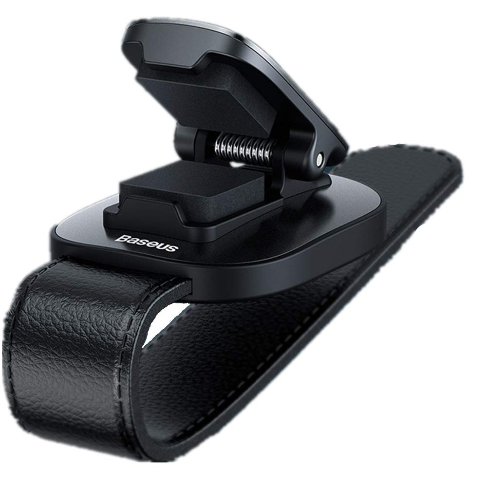 Zukida Car Glasses Sunglasses Storage Car Glasses Card Small Item Easy Installation To Sun Visor Clip, Box, Case, Storage, Glasses, Storage, (Black 2)