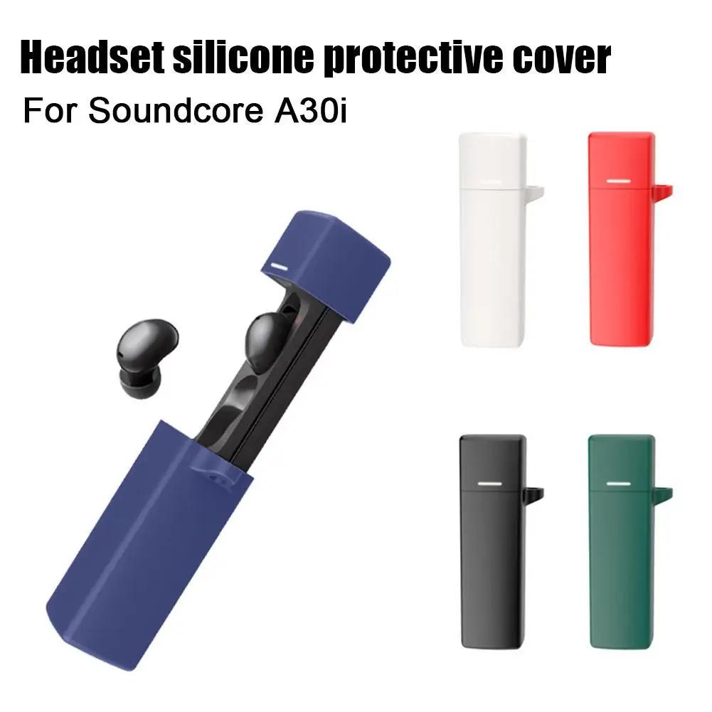 Silikon-Schutzhülle für Anker Soundcore A30i Ohrhörer Ladecase Anti-Drop Staubdichtes Design