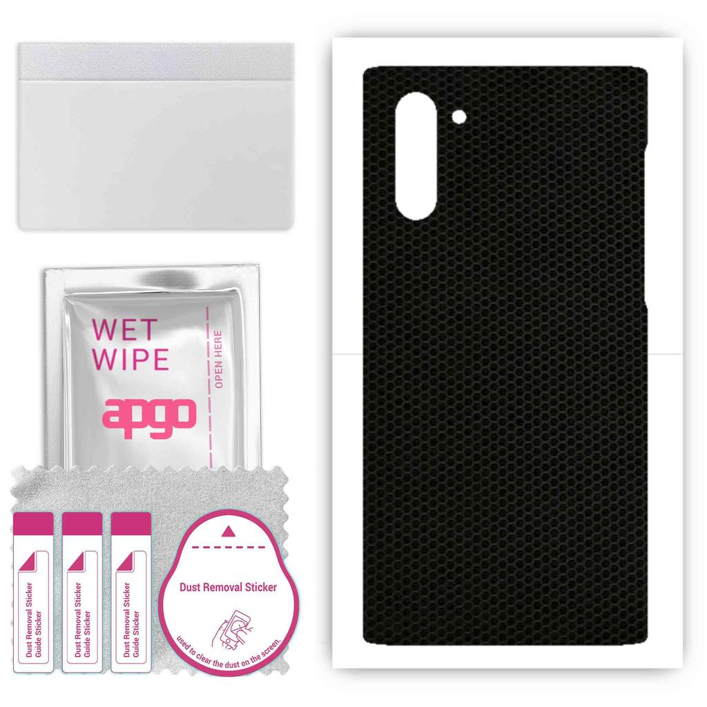 apgo Adesivo protetor de pele para a parte traseira compatível com Samsung Galaxy Note 10, filme envolvente, folha, vinil - Pattern Matrix